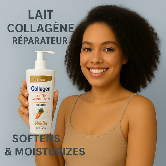 Lait Collagène Hydratant , Réparateur et Eclaircissant.